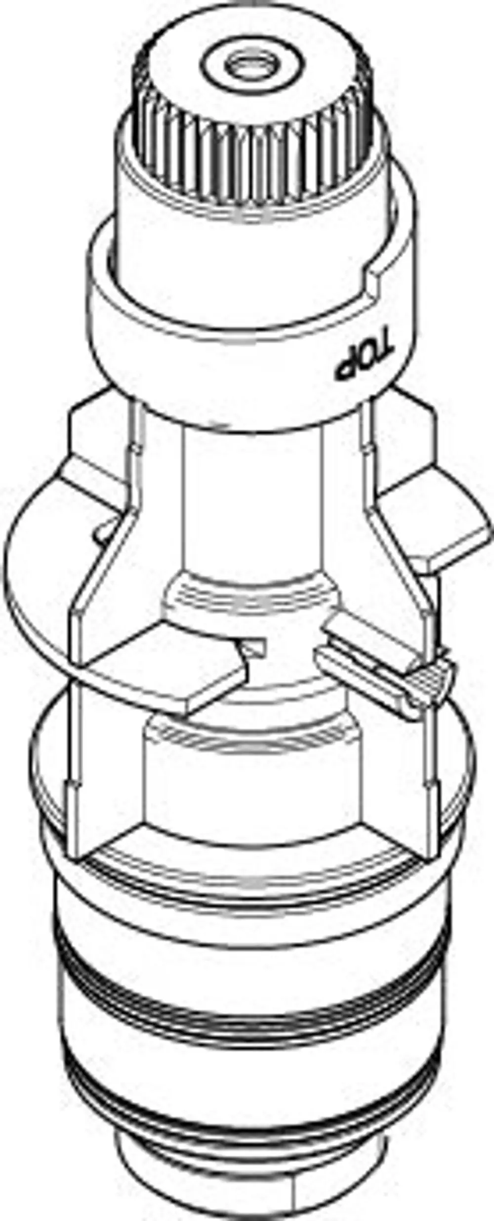 DORNBRACHT Thermostatkartusche mit Reglereinheit ERSATZTEILE 90150200101 D. 51 x 139 mm, 40 l/min., 9015020010190 Galeriebild 1